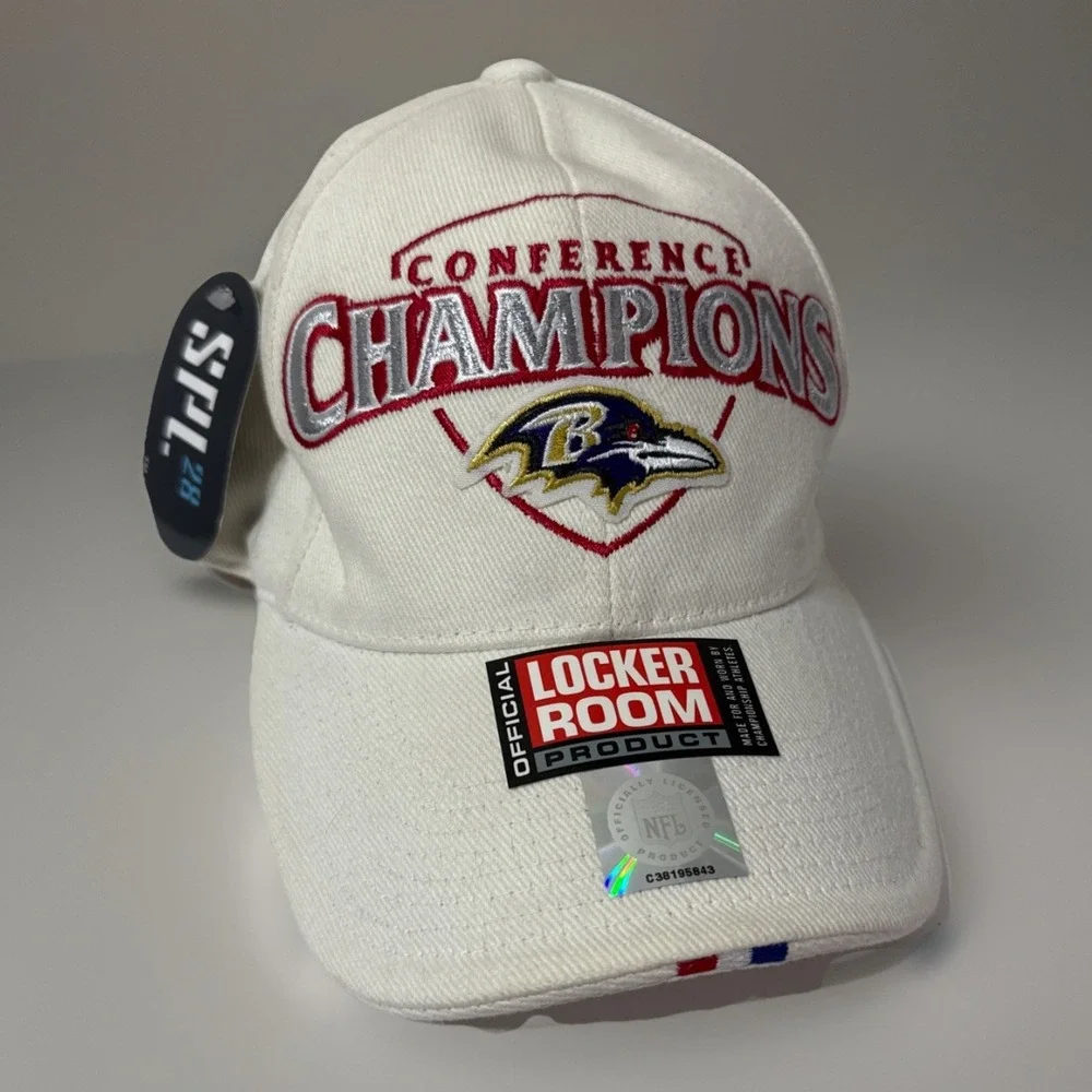 BALTIMORE RAVENS Football 2000 Conference Champions Super‎ Bowl Hat With Tags